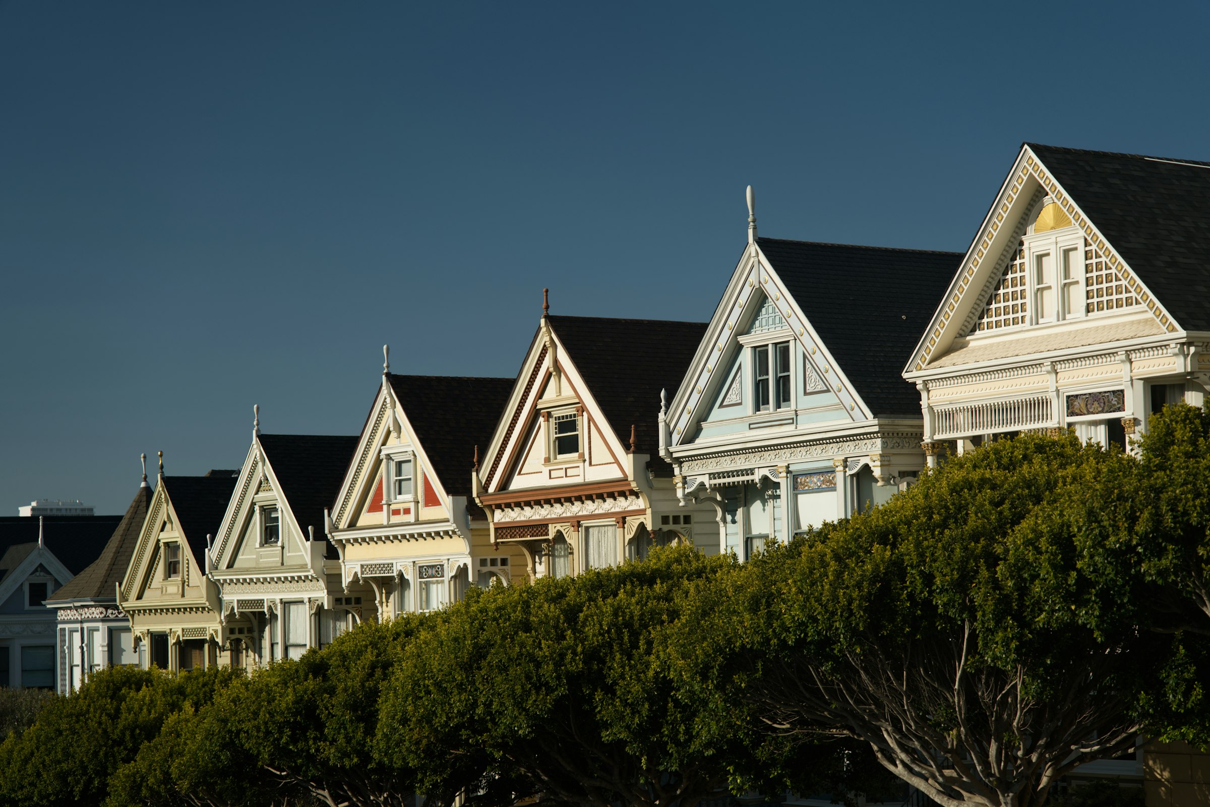 San Francisco Painted Ladies Victorian homes